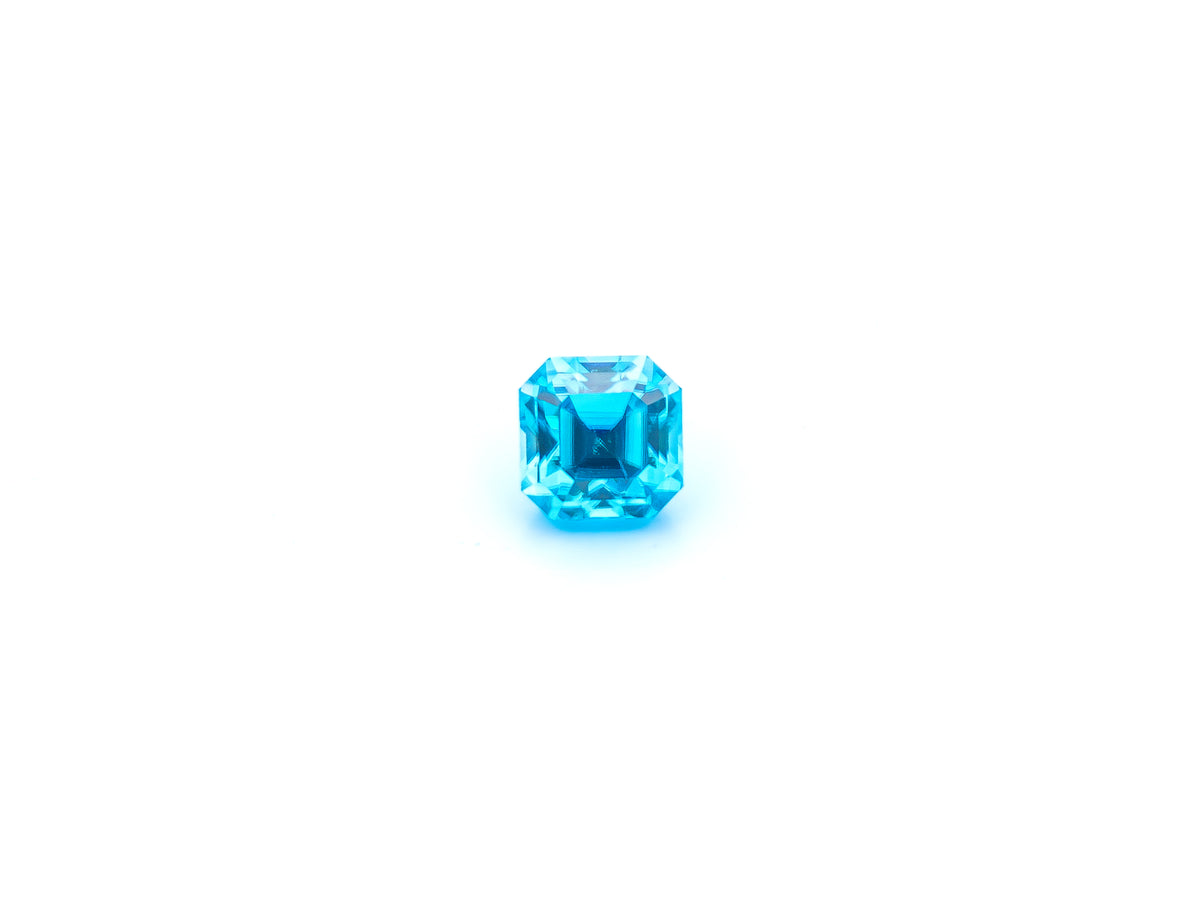 Natural Blue Zircon – 3.30 Carat Cushion Cut | SRL-025