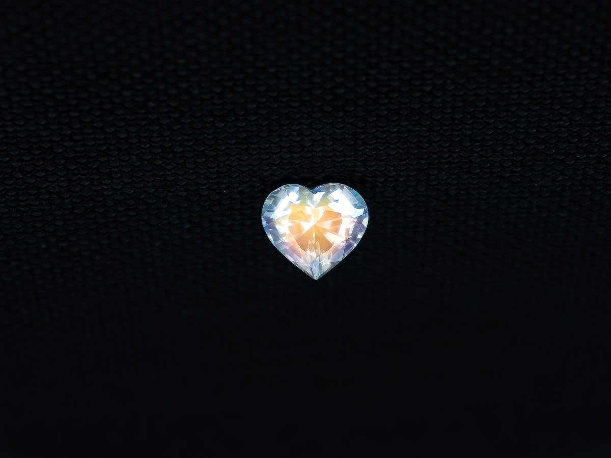Natural Colourless Moonstone – 3.77 Carat Heart Cut | Sri Lanka |SRL-017
