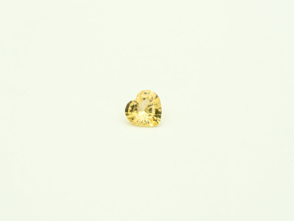 Vivid Yellow Unheated Sapphire – 1.78 Carat Heart Cut | Sri Lanka | SRL-047