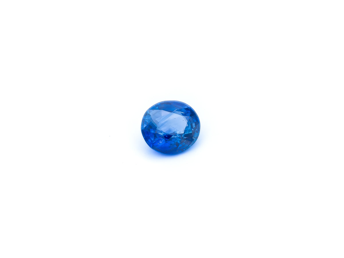 Vivid Blue Unheated Sapphire – 2.52 Carat Oval Cut | Sri Lanka | SRL-049